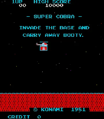 Super Cobra screen shot title